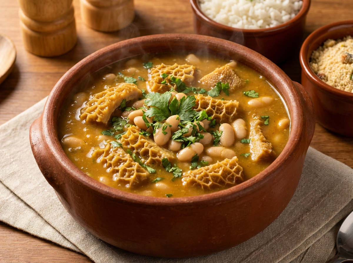 Dobradinha com feijão branco